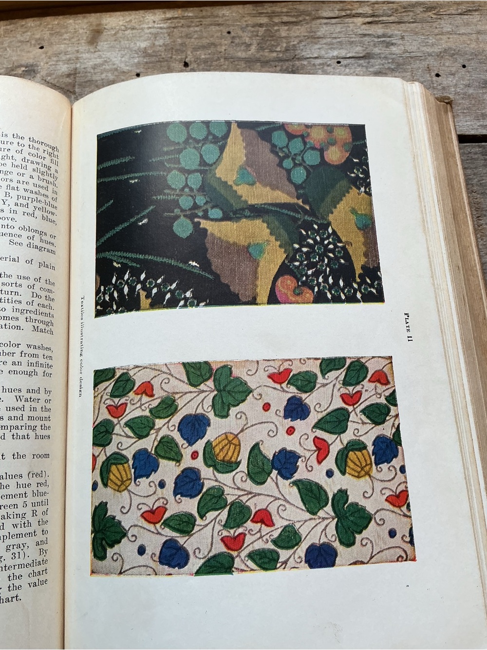 1924 Antique sewing book w/ beautiful color plates Lippincott’s Home Manual